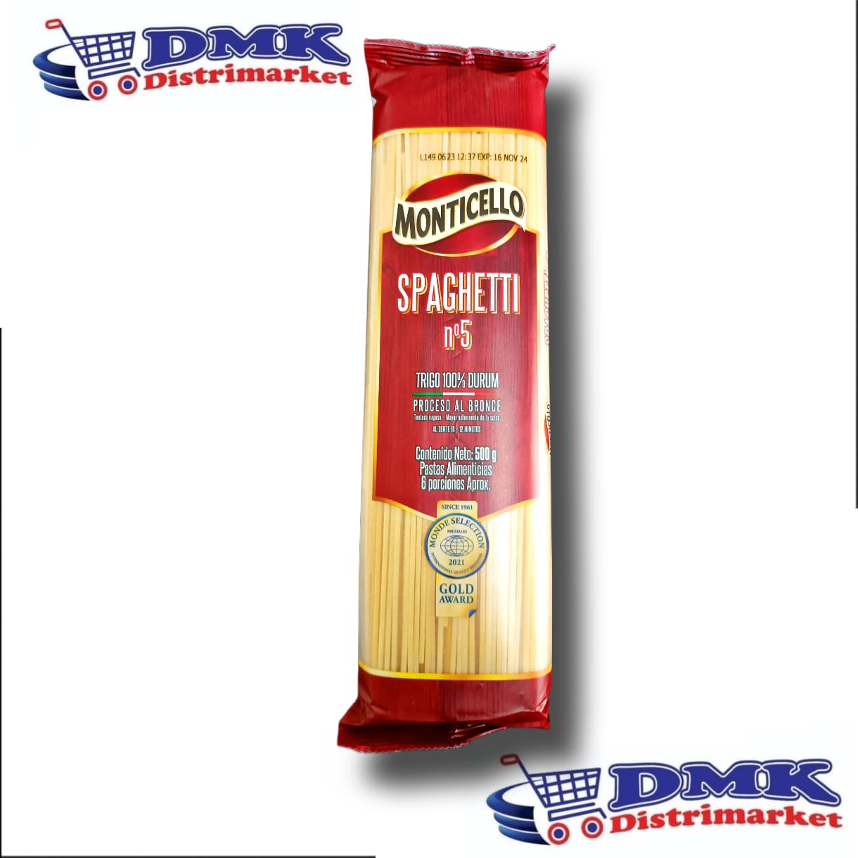 SPAGHETTI INTEGRAL MONTICELLO 500 gr - Carulla | Supermercado más fresco  con la mejor calidad