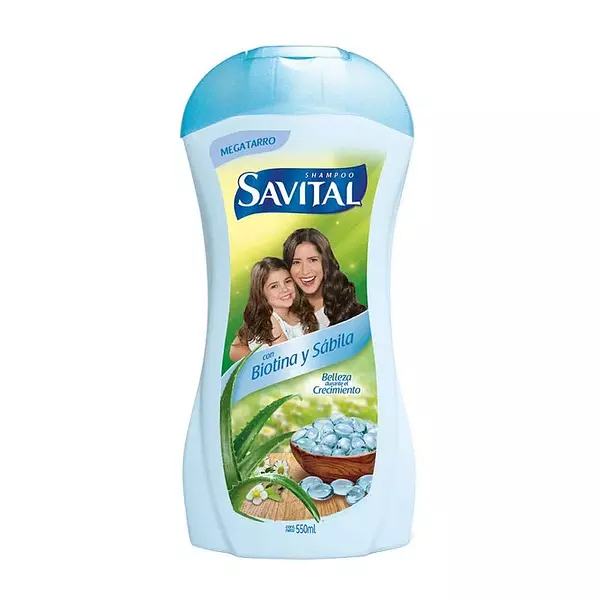 Savital Biotina Y Sábila Shampoo De 550ml