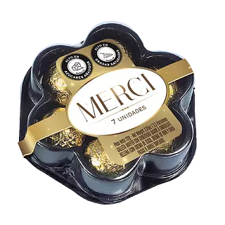 Merci Bombón Chocolates Caja X 7 Unidades