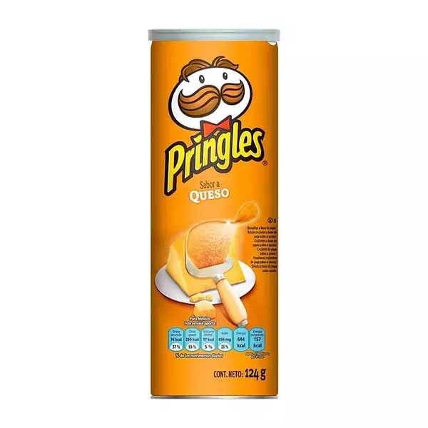 Papas Pringles Queso De 124g