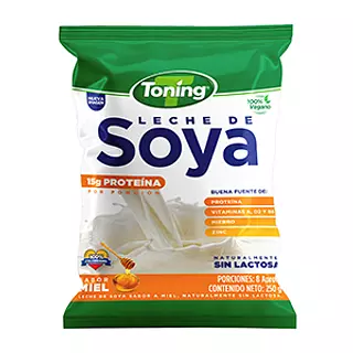 Leche De Soya Sabor Miel De 250g