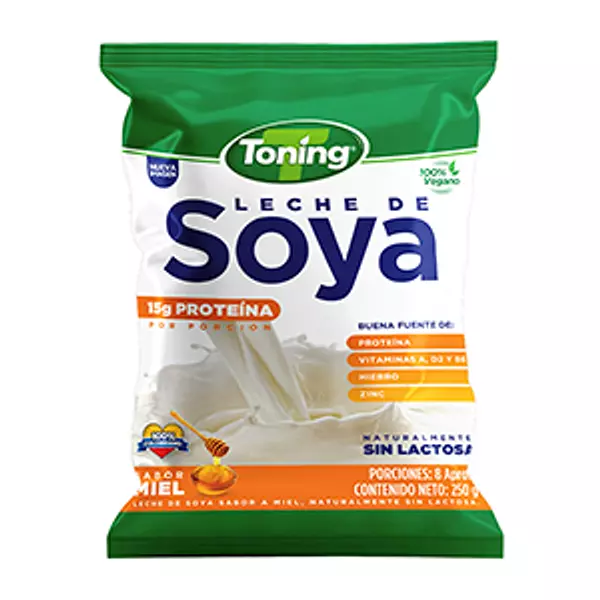 Leche De Soya Sabor Miel De 250g