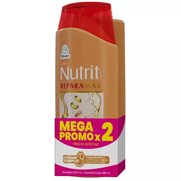 Nutrit Reparamax Shampoo + Acondicionador