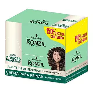 Konzil Crema Peinar Rizos Caja X 18 Sobres