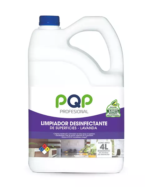 Limpiador Desinfectante Lavanda Pqp X 4000ml