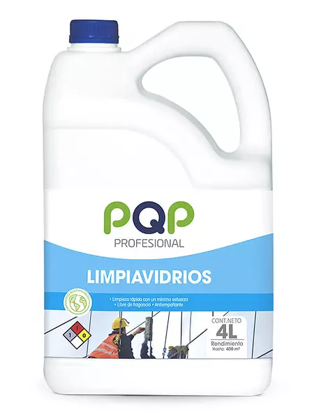 Limpiavidrios Pqp Profesional X 4 Litros