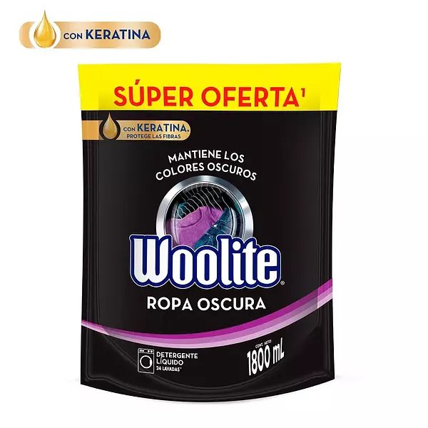 Woolite Liquido Ropa Oscura X 1800ml