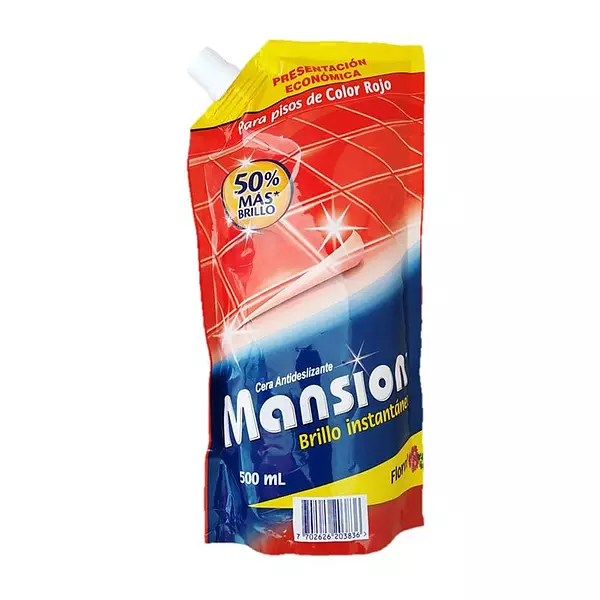 Cera Para Pisos Rojos Mansion De 500ml