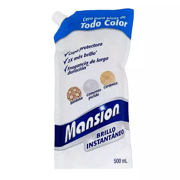 Cera Para Pisos De Todo Color Mansion X 500ml