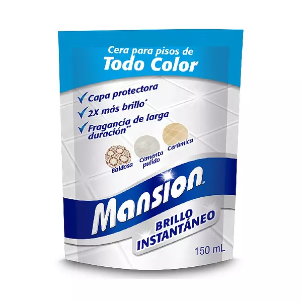 Cera Para Pisos De Todo Color Mansion X 150ml