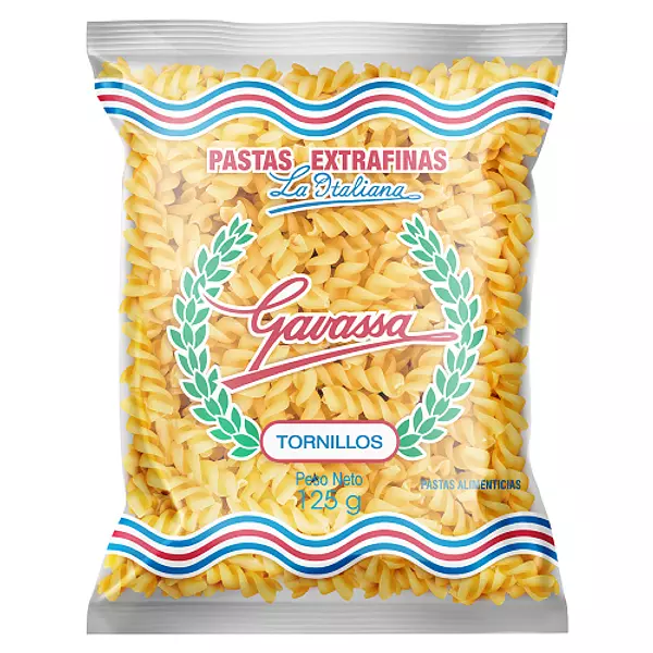 Pasta Gavassa Tornillo Pesa X 125g