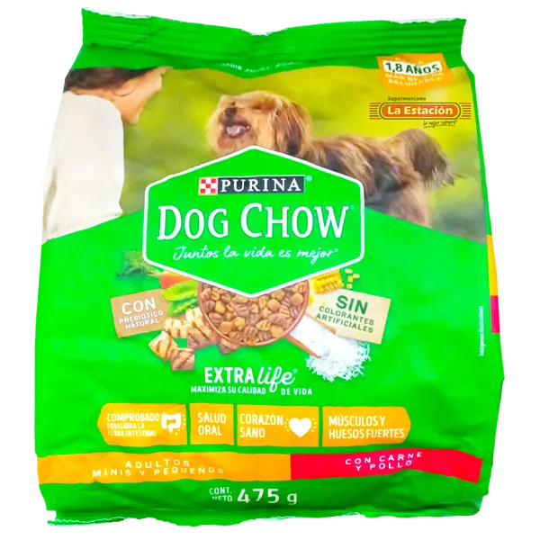 Dog Chow Adultos, Minis Y Pequeños X 475g