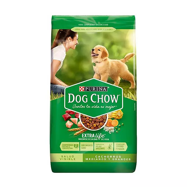 Dog Chow Cachorros, Medianos Y Grandes X 2 Kilos