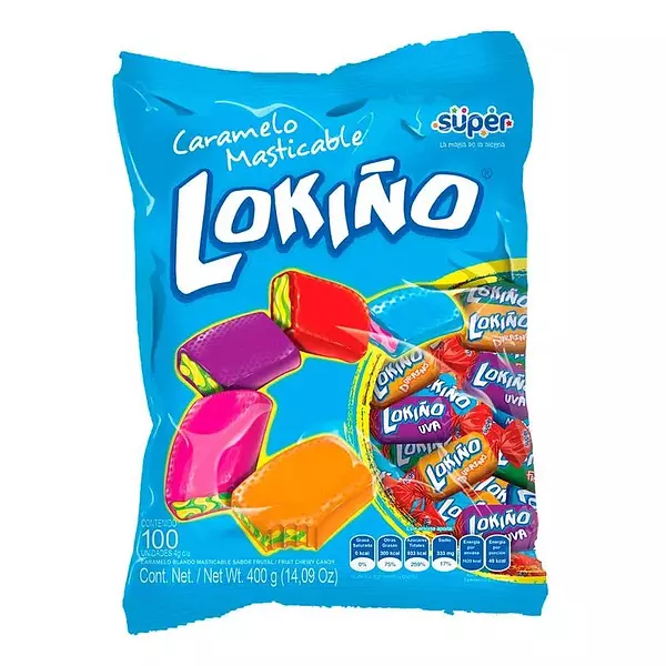 Lokiño Caramelo Masticable X 100 Unidades