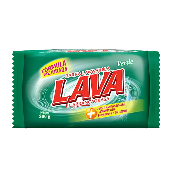 Lava Barra Verde X 300g