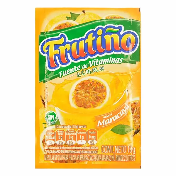 Frutiño Sabor Maracuya Sobre X18g