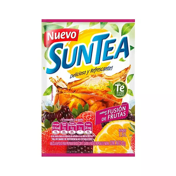 Suntea Fusión De Frutas Sobre X20g