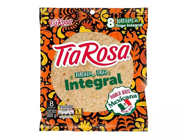 Tortillas De Trigo Tia Rosa Integrales X 6 Unidades