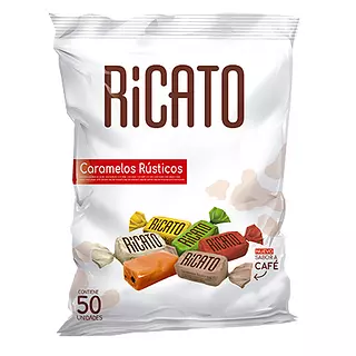 Ricato Caramelo En Cubo Bolsa X 50 Unidades