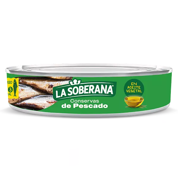 Sardina Soberana Ovalada En Aceite X 425g