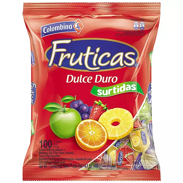 Fruticas Surtidas Colombina X 100 Unidades