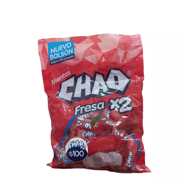 Menta Chao Fresa X2 Paquete De 100 Unidades