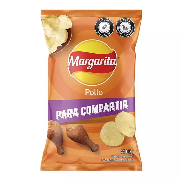 Papas Margarita Pollo X 105g