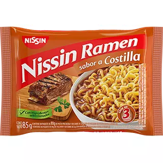 Nissin Ramen Sabor A Costilla X 85g