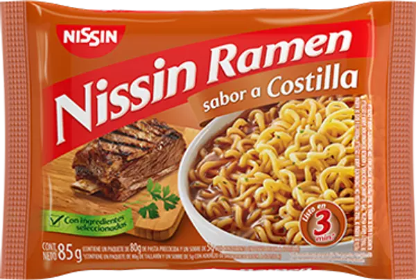 Nissin Ramen Sabor A Costilla X 85g