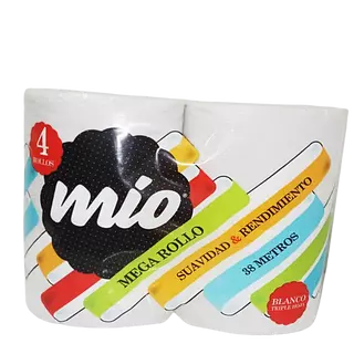Papel Higienico Mio X 4 Rollos