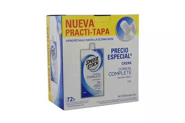 Speed Stick Clinical Complete Caja De 20 Sobres X90g