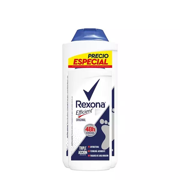 Talco Rexona Efficient Pack 180g + 55g