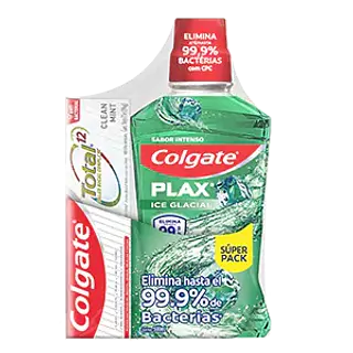 Enjuague Bucal Colgate Plax 500ml Y Crema Dental Colgate