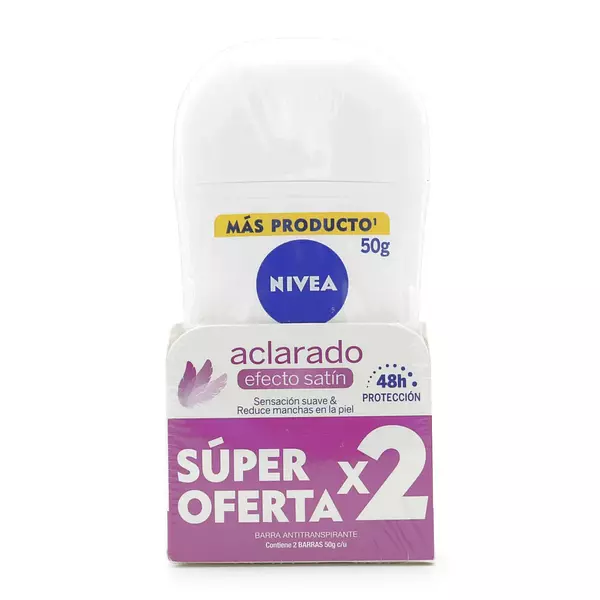 Nivea Aclarado Efecto Satin X 2 Unidades