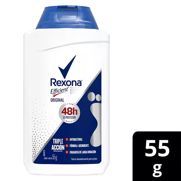 Talco Rexona Efficient De 55g