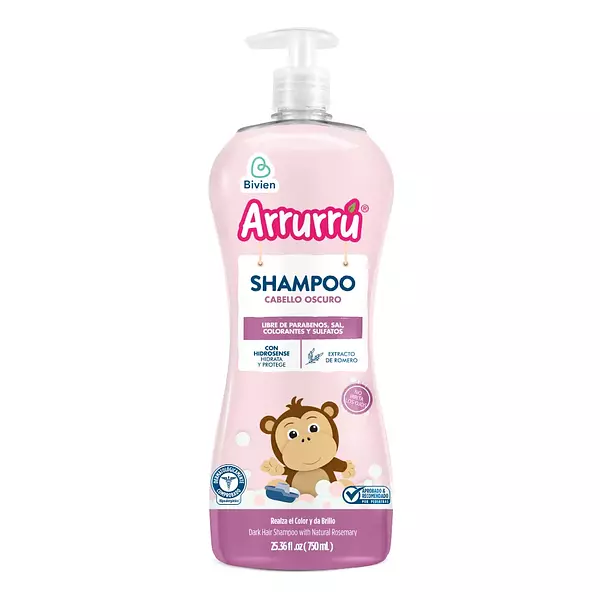 Arrurru Shampoo Cabello Oscuro De 750ml