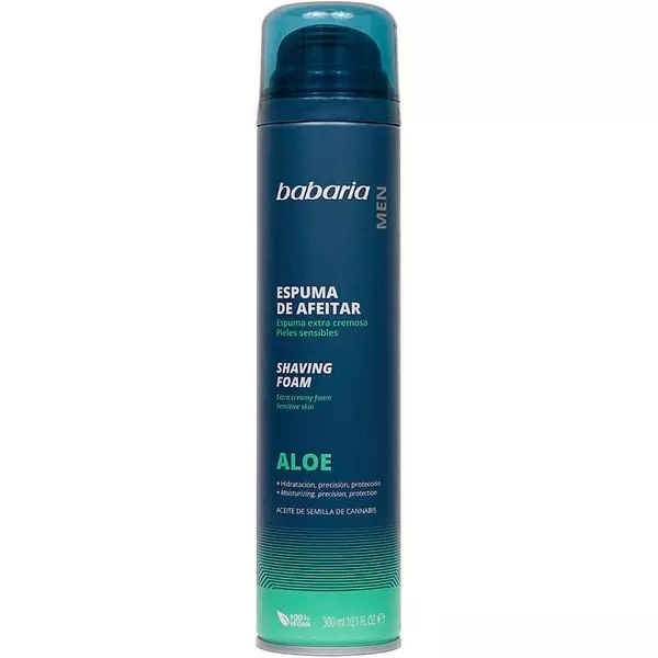 Espuma De Afeitar Babaria Aloe De 300ml