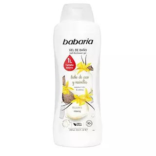 Gel De Baño Babaria Leche De Coco De 1000ml