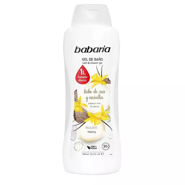 Gel De Baño Babaria Leche De Coco De 1000ml