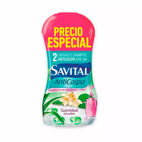 Savital Anticaspa X 2 Unidades De 510ml