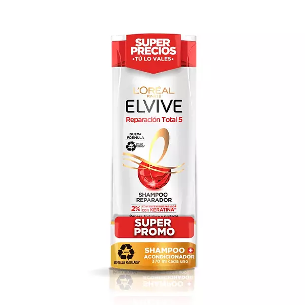 Elvive Reparacion Total 5 Shampoo + Acondicionador De 370ml