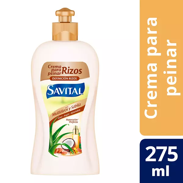 Savital Multioleos Y Sábila Crema Para Peinar De 275ml
