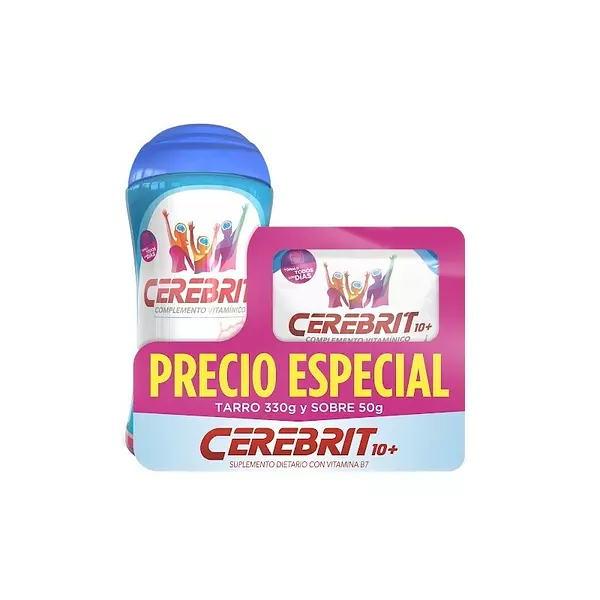 Cerebrit Sabor Fresa X 330g + 50g