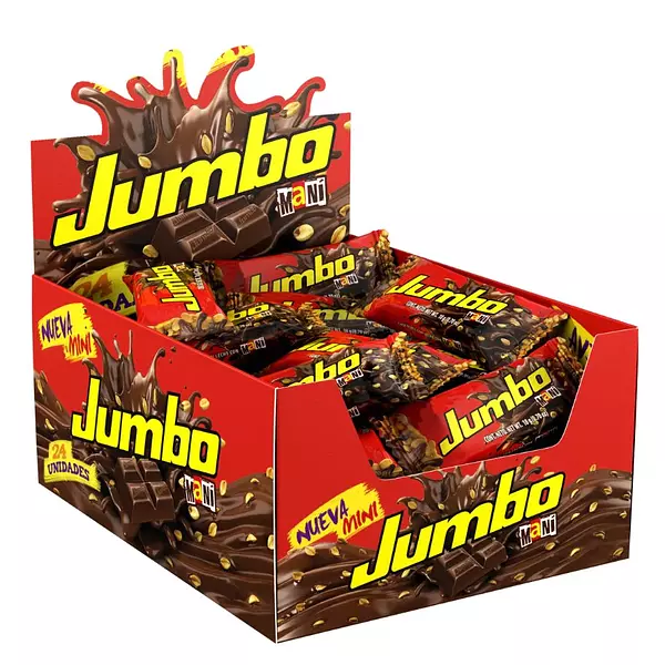 Jumbo Jet Mani X 18g Caja De 24 Unidades