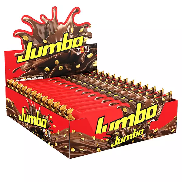 Jumbo Jet Mani X 90g Caja De 12 Unidades