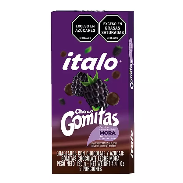 Choco Gomitas Mora Italo X 125g