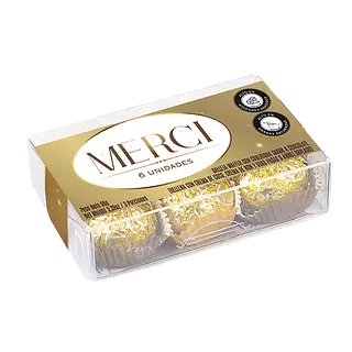 Merci Bombón Chocolates Caja X 6 Unidades