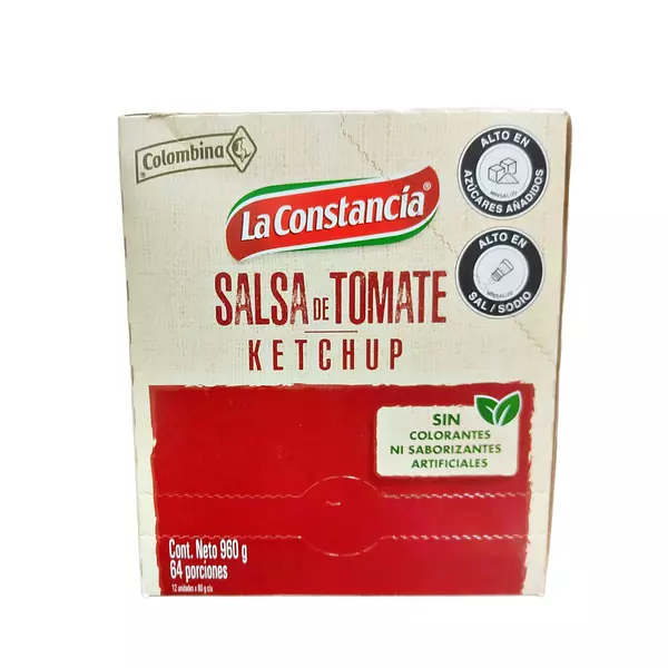 Salsa De Tomate La Constancia Caja De 12 Sachets X80g