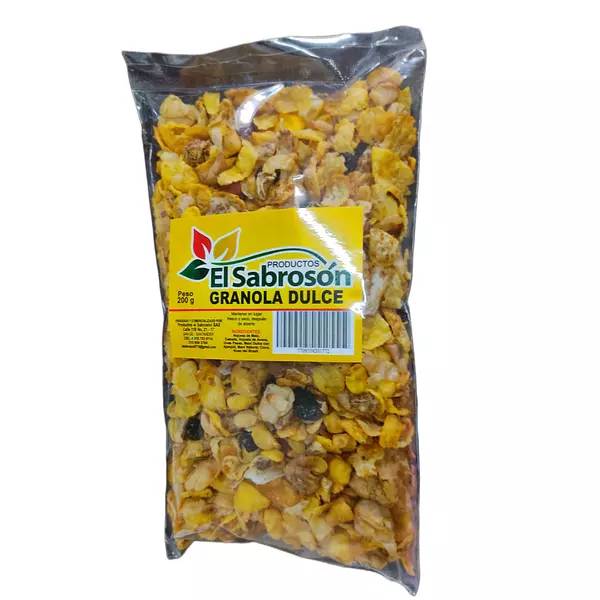 Granola Dulce El Sabrosón De 200g