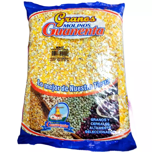 Maiz Partido Guanenta X 850g